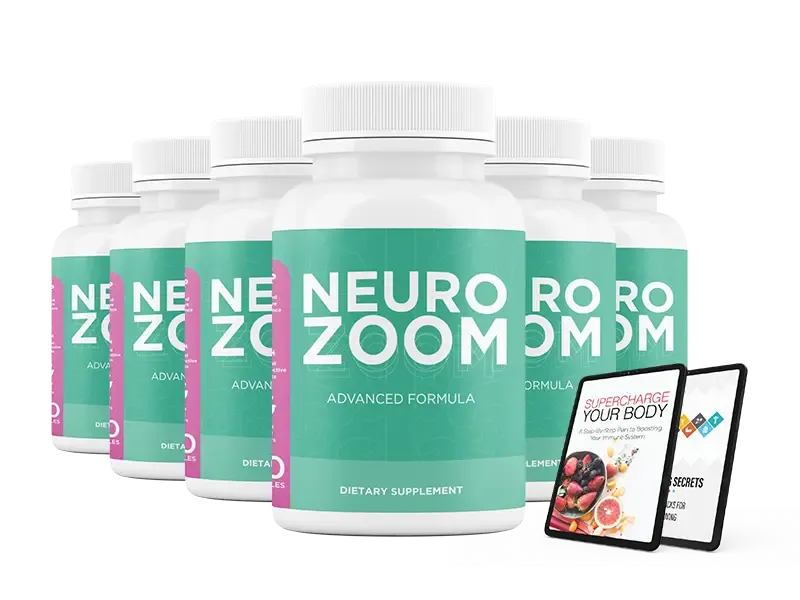 NeuroZoom Supplement - 6 Bottles Package for Brain Health Support